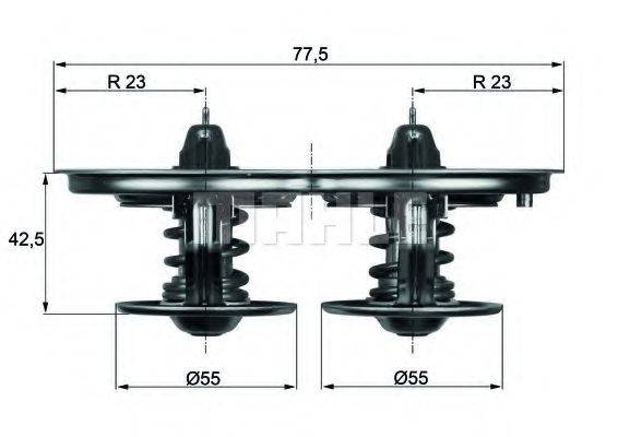 SCANIA 1 423 451 Термостат, охолоджуюча рідина