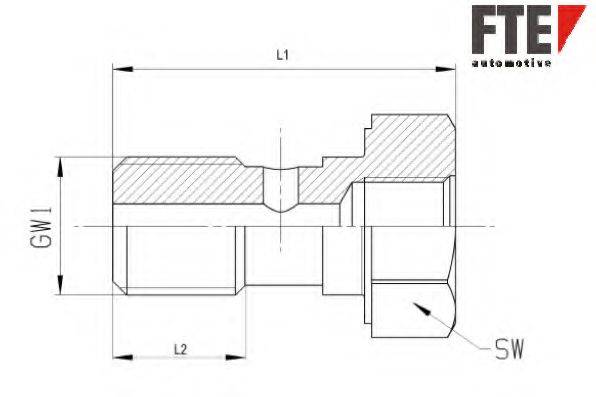 FTE A0171 Порожнистий болт