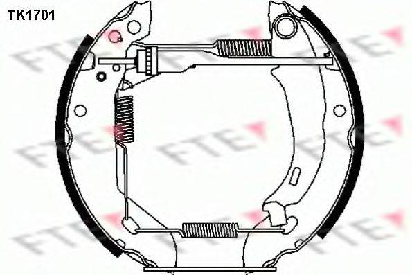 VALEO 554537 Комплект гальмівних колодок