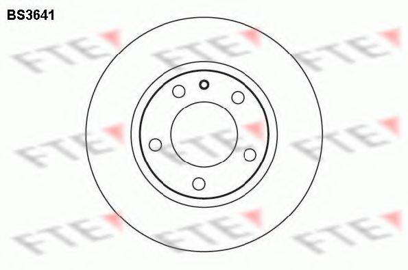BRAKE PARTS INC. 85845 гальмівний диск