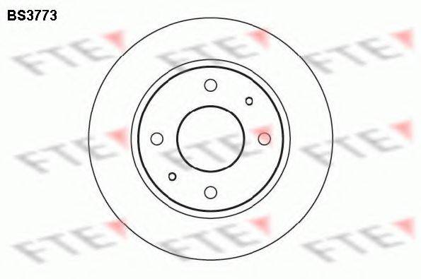 BRAKE PARTS INC. 86099 гальмівний диск