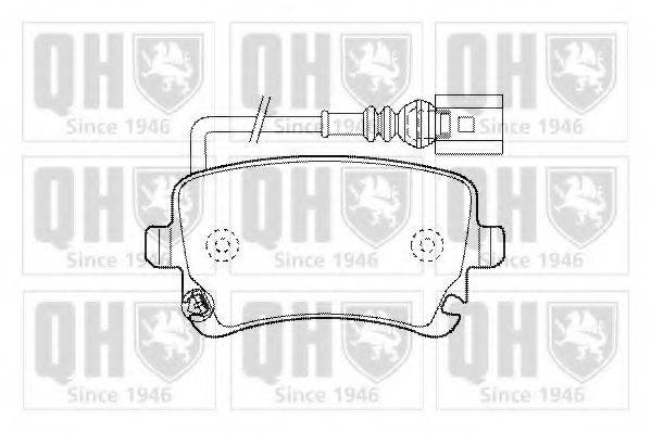 VW 7H0 695 451 Комплект гальмівних колодок, дискове гальмо