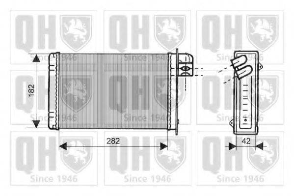 CHRYSLER 4882347 Теплообмінник, опалення салону