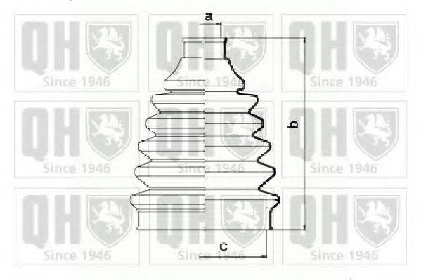 IPD 2221 Комплект пильника, приводний вал