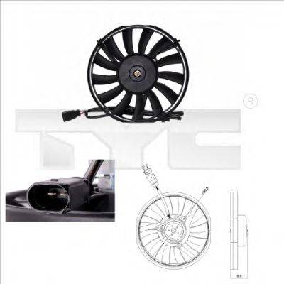AUDI 8D0959457A Вентилятор, охолодження двигуна