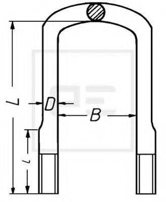 AUGER 65633 Драбина ресори