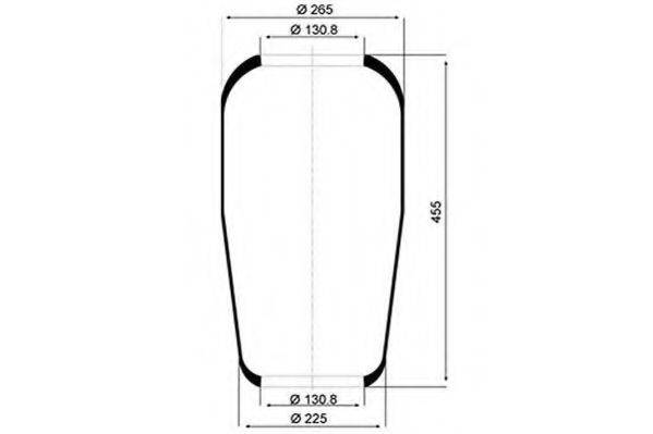AIRTECH 31421 Кожух пневматичної ресори