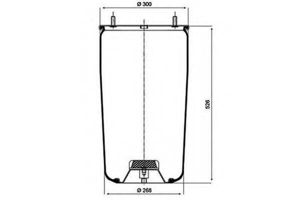 FEBI BILSTEIN 15 313 Кожух пневматичної ресори
