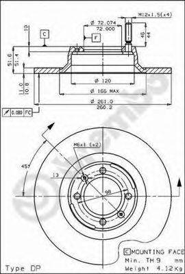 BREMBO 08.2569.10