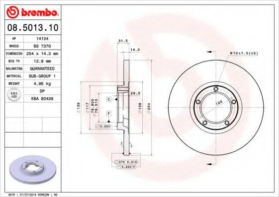 BREMBO 08.5013.10