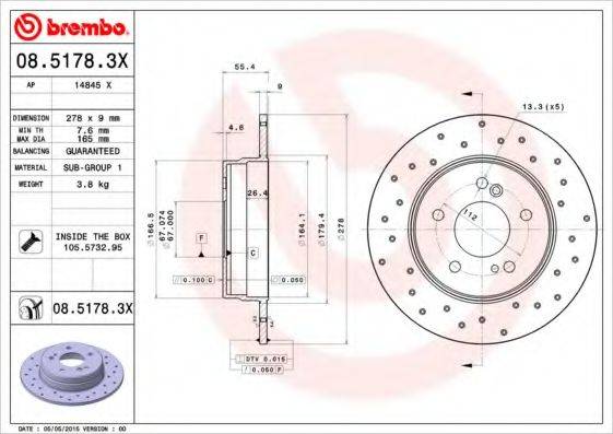 BREMBO 08.5178.3X