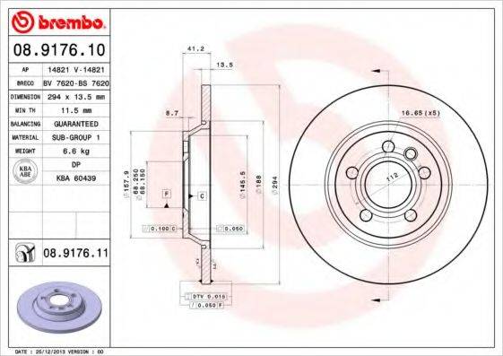 BREMBO 08.9176.10