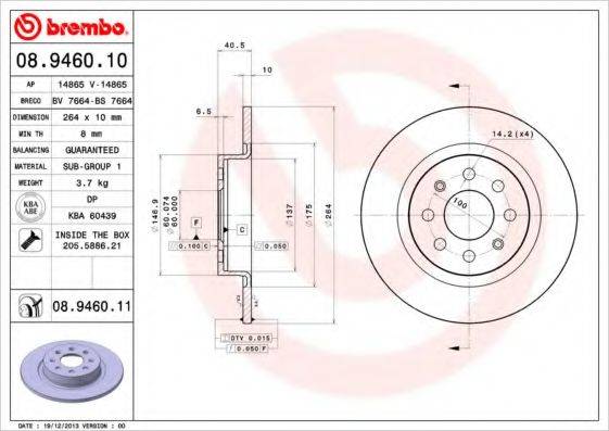 BREMBO 08.9460.10