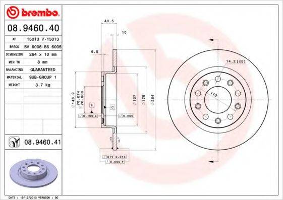 BREMBO 08.9460.41