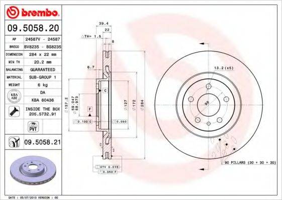BREMBO 09.5058.20
