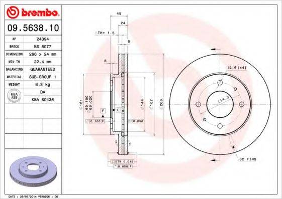 BREMBO 09.5638.10