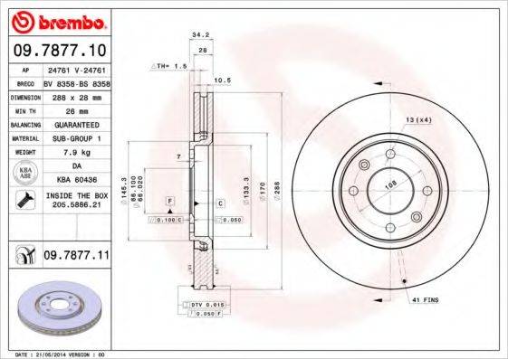 BREMBO 09.7877.10