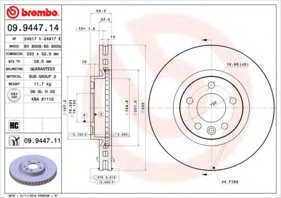 BREMBO 09.9447.14