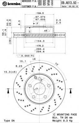 BREMBO 09.A613.51