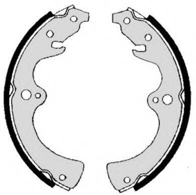 MAZDA UA2526310 Комплект гальмівних колодок