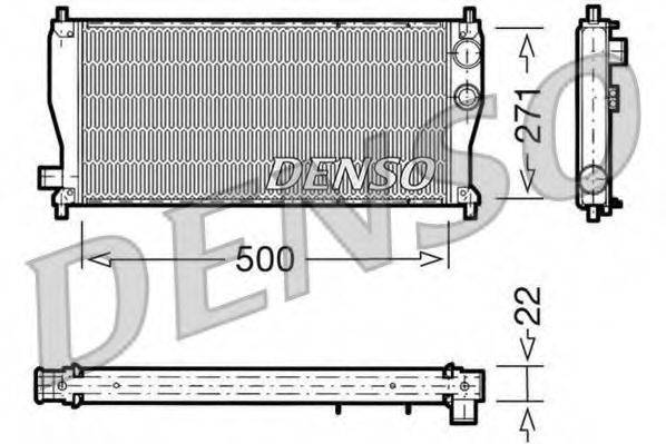 AUSTIN STP1007 Радіатор, охолодження двигуна
