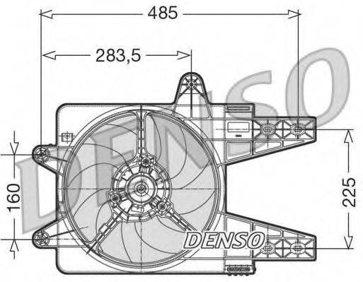 FIAT 46541534 Вентилятор, охолодження двигуна