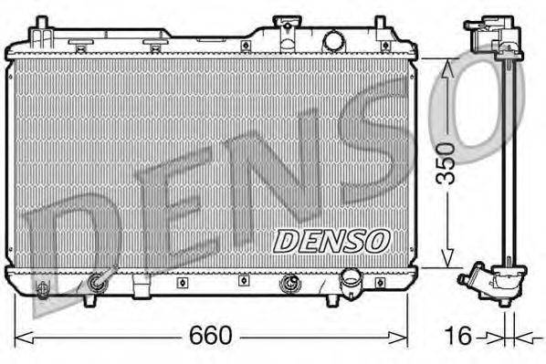 VALEO 73411 Радіатор, охолодження двигуна