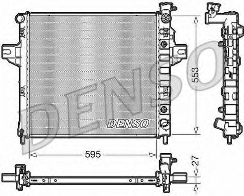 JEEP 52079425AE Радіатор, охолодження двигуна
