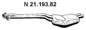 ROSI 21222 Глушник вихлопних газів кінцевий