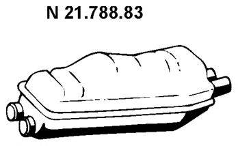 ERNST 290 02 9 Глушник вихлопних газів кінцевий