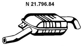 ERNST 290 19 7 Глушник вихлопних газів кінцевий