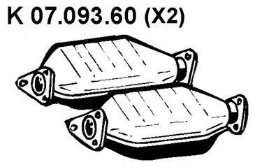 OPEL 855137 Монтажний комплект, каталізатор