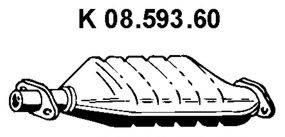 OPEL 855037 Каталізатор