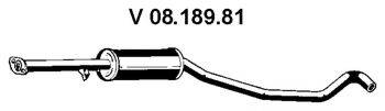 OPEL 852873 Середній глушник вихлопних газів