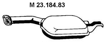 ROSI 12222 Середній глушник вихлопних газів