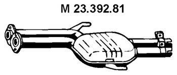 WALKER 19834 Середній глушник вихлопних газів