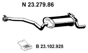ERNST 353 06 9 Глушник вихлопних газів кінцевий