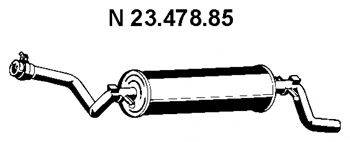 BOSAL 279-091 Глушник вихлопних газів кінцевий