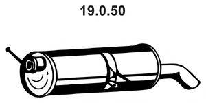 ROSI 15735 Глушник вихлопних газів кінцевий