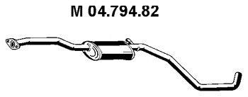 FORD 7180939 Середній глушник вихлопних газів