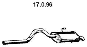 BOSAL 200-167 Глушник вихлопних газів кінцевий