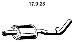 TESH 240789 Середній глушник вихлопних газів