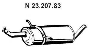 MERCEDES-BENZ 1694906310 Середній глушник вихлопних газів