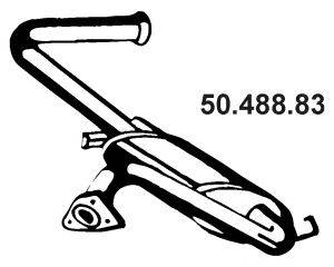 WALKER 14138 Глушник вихлопних газів кінцевий
