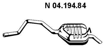 FORD 1011105 Глушник вихлопних газів кінцевий