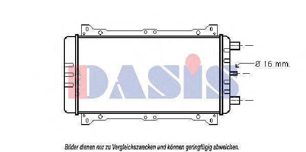 AKS DASIS FD2190 Радіатор, охолодження двигуна