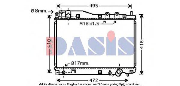 VALEO 734701 Радіатор, охолодження двигуна