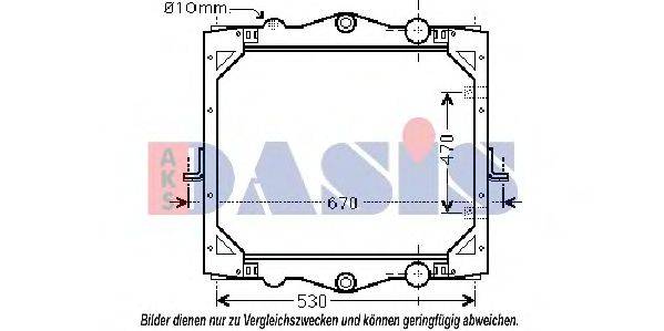 DAF 1405176 Радіатор, охолодження двигуна