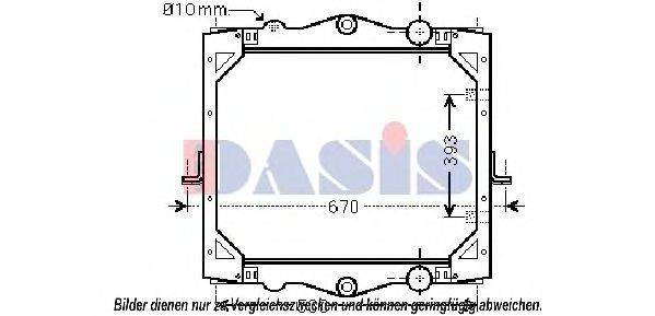 DAF 1407721 Радіатор, охолодження двигуна
