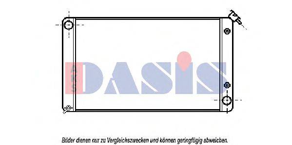 AKS DASIS CT2003 Радіатор, охолодження двигуна